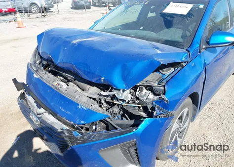 2017 Hyundai Ioniq Hybrid Sel from USA, damaged, VIN KMHC75LC8HU040029